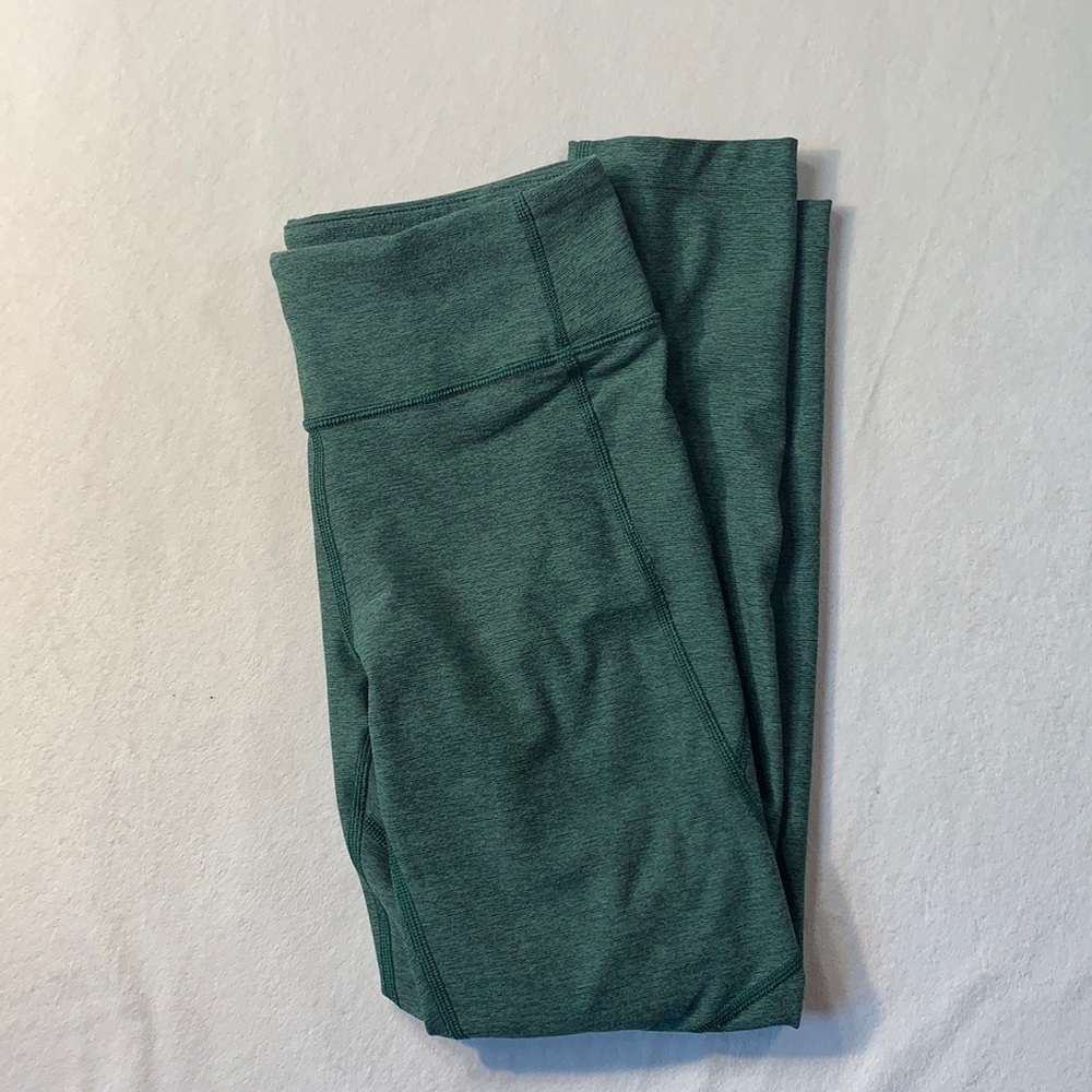 Outdoor voices heathered green leggings